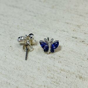 Butterfly Crystal Stud Earrings
